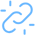 icono enlace celeste